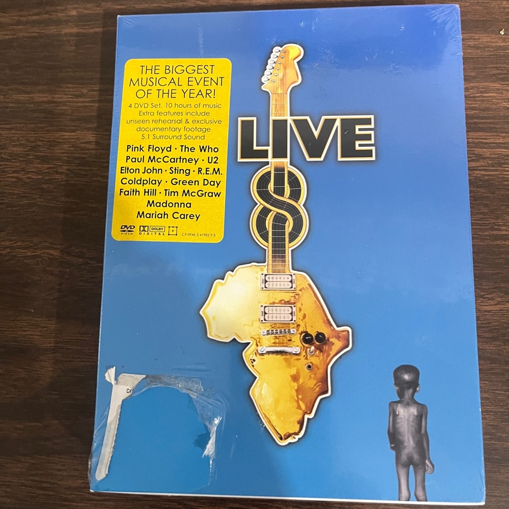 Live 8 Concert DVD Set - Blue Cover